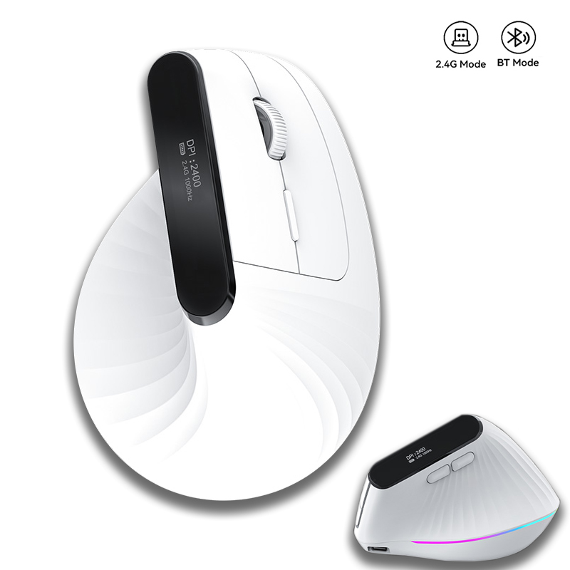 Ergonomic Mouse Vertical - Ergonomic Bluetooth Dual Mode Wireless Vertical