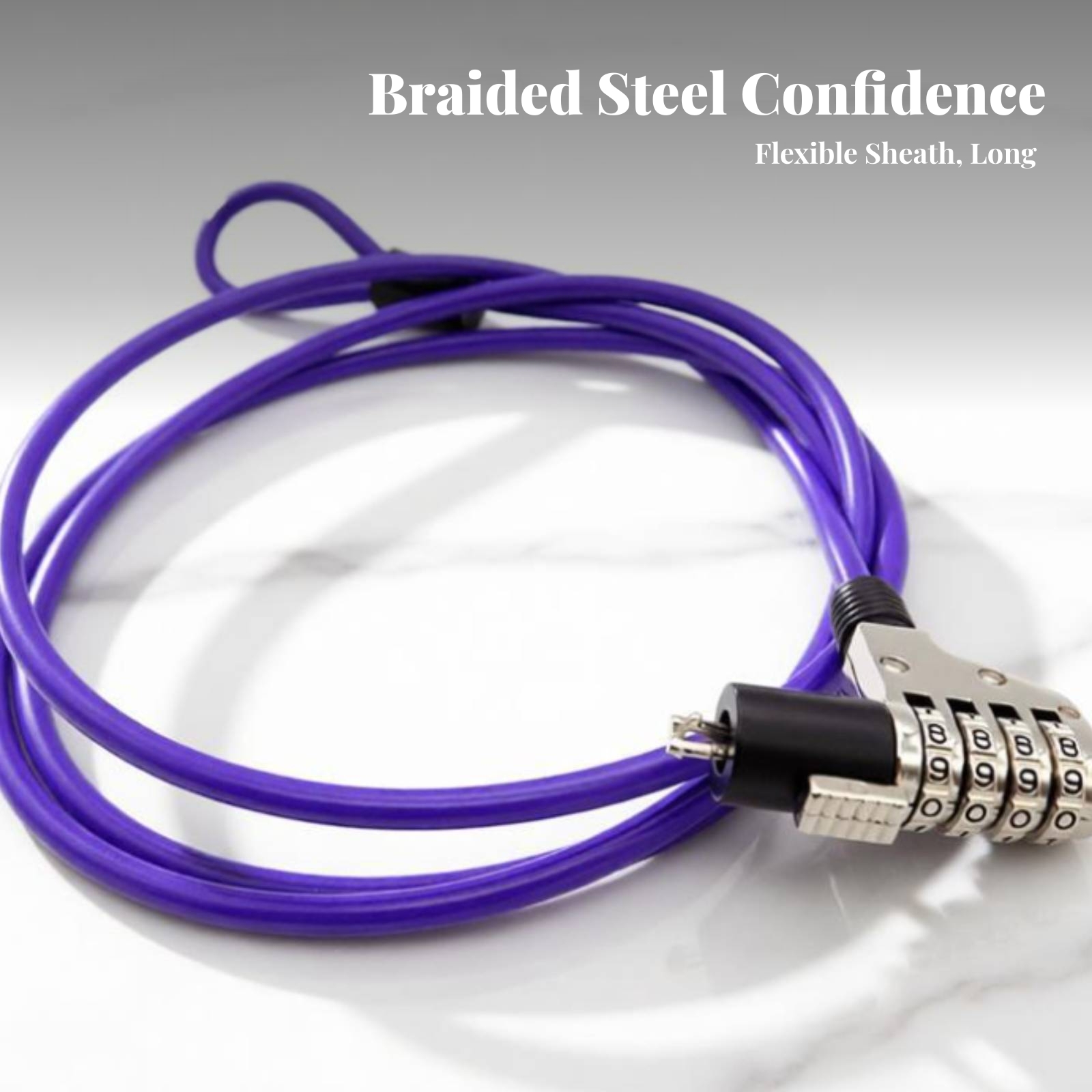 Cable Lock Laptop - Notebook Laptop Combination Lock Coiled Security