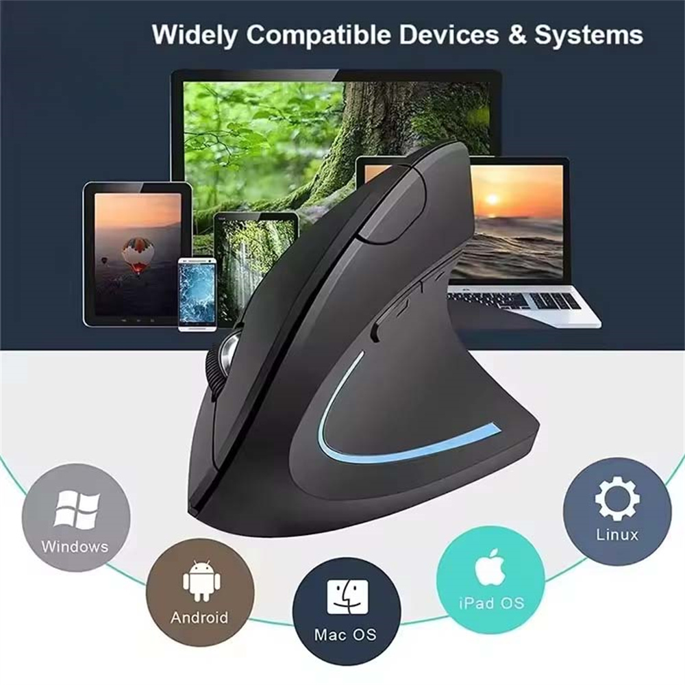 Vertical Mouse 2.4GHz Wireless - огляд і ціна Ergonomic Mouse Vertical