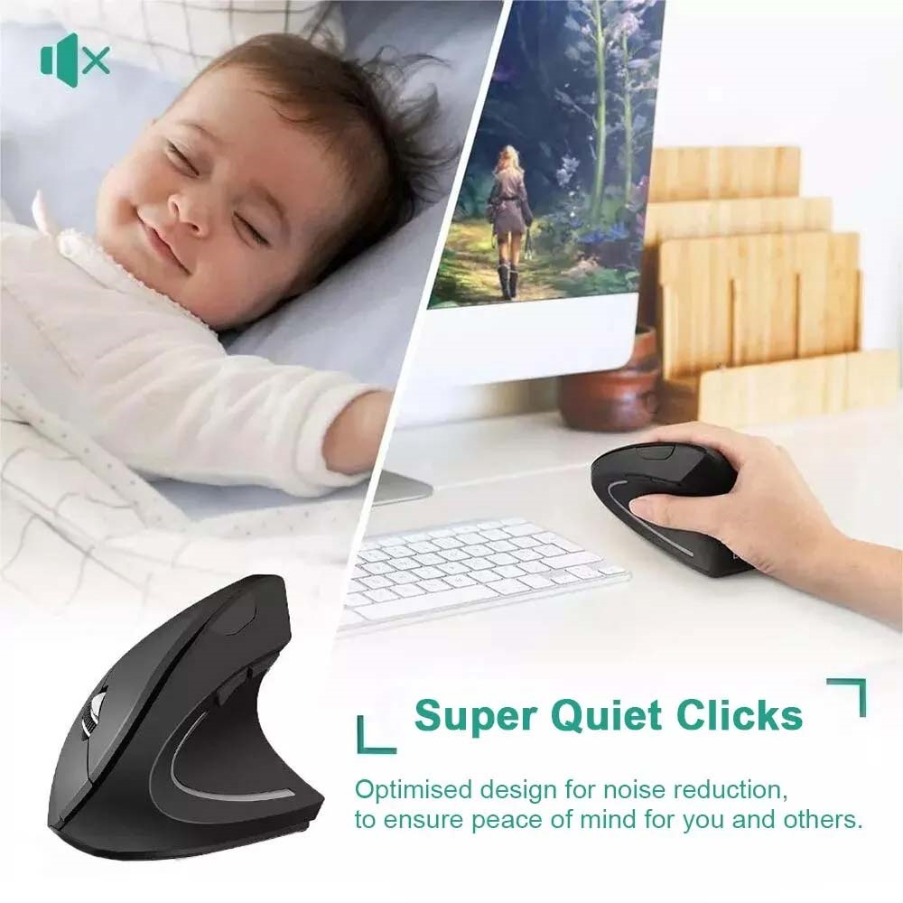Vertical Mouse 2.4GHz Wireless - огляд і ціна Ergonomic Mouse Vertical