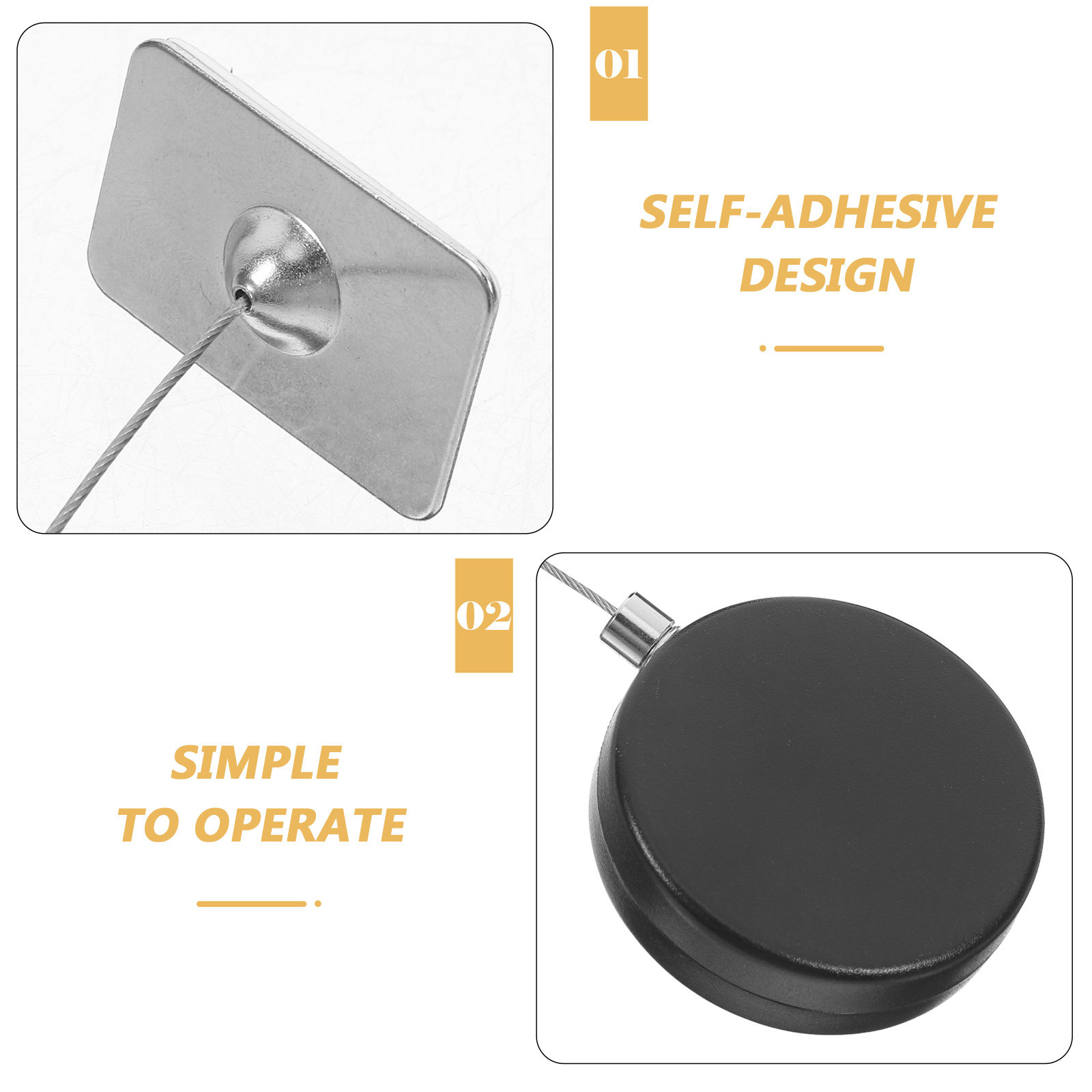 2Pcs Retractable Security Cabl - огляд і ціна Cable Lock Laptop