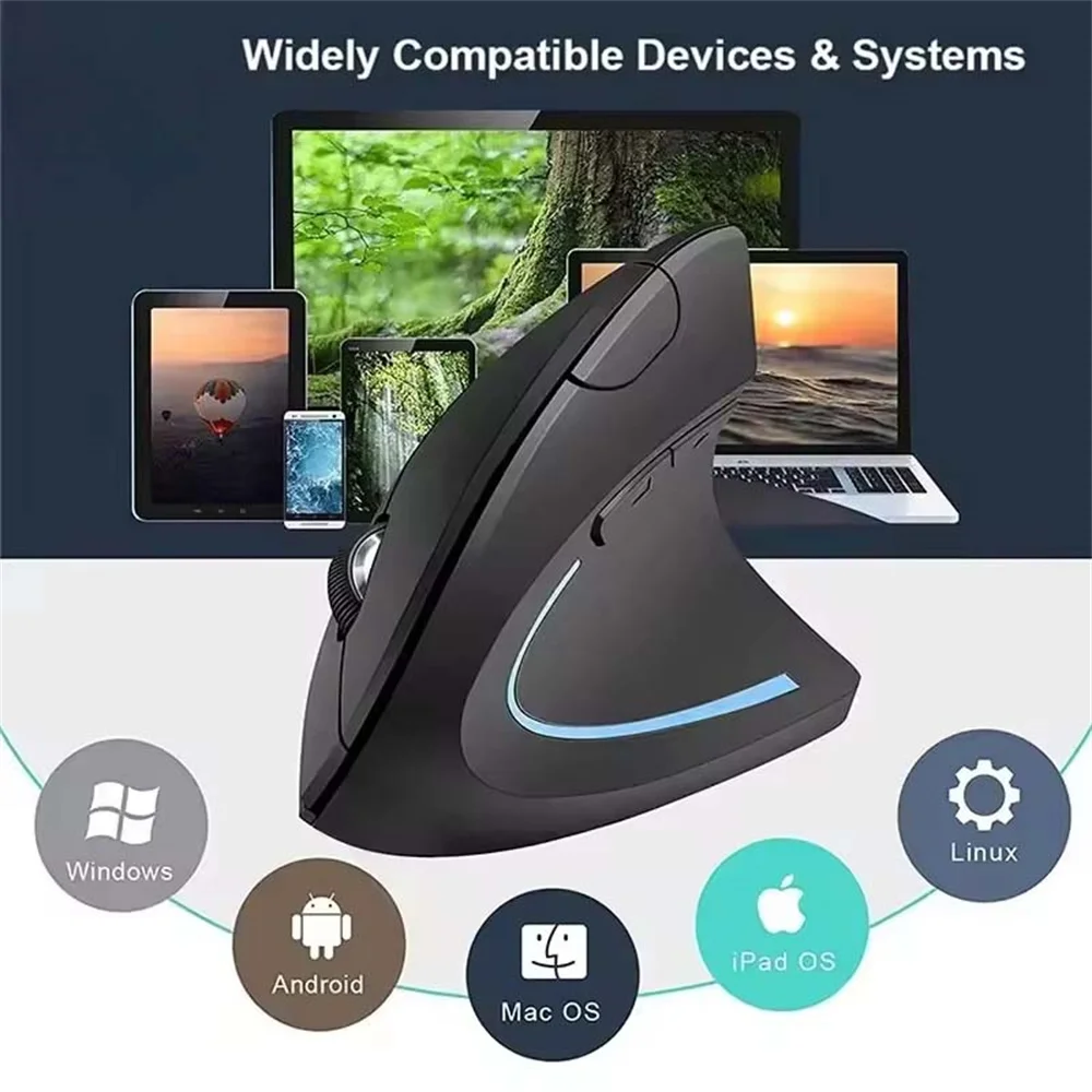 Vertical Mouse Ergonomic 2.4GH - огляд і ціна Ergonomic Mouse Vertical