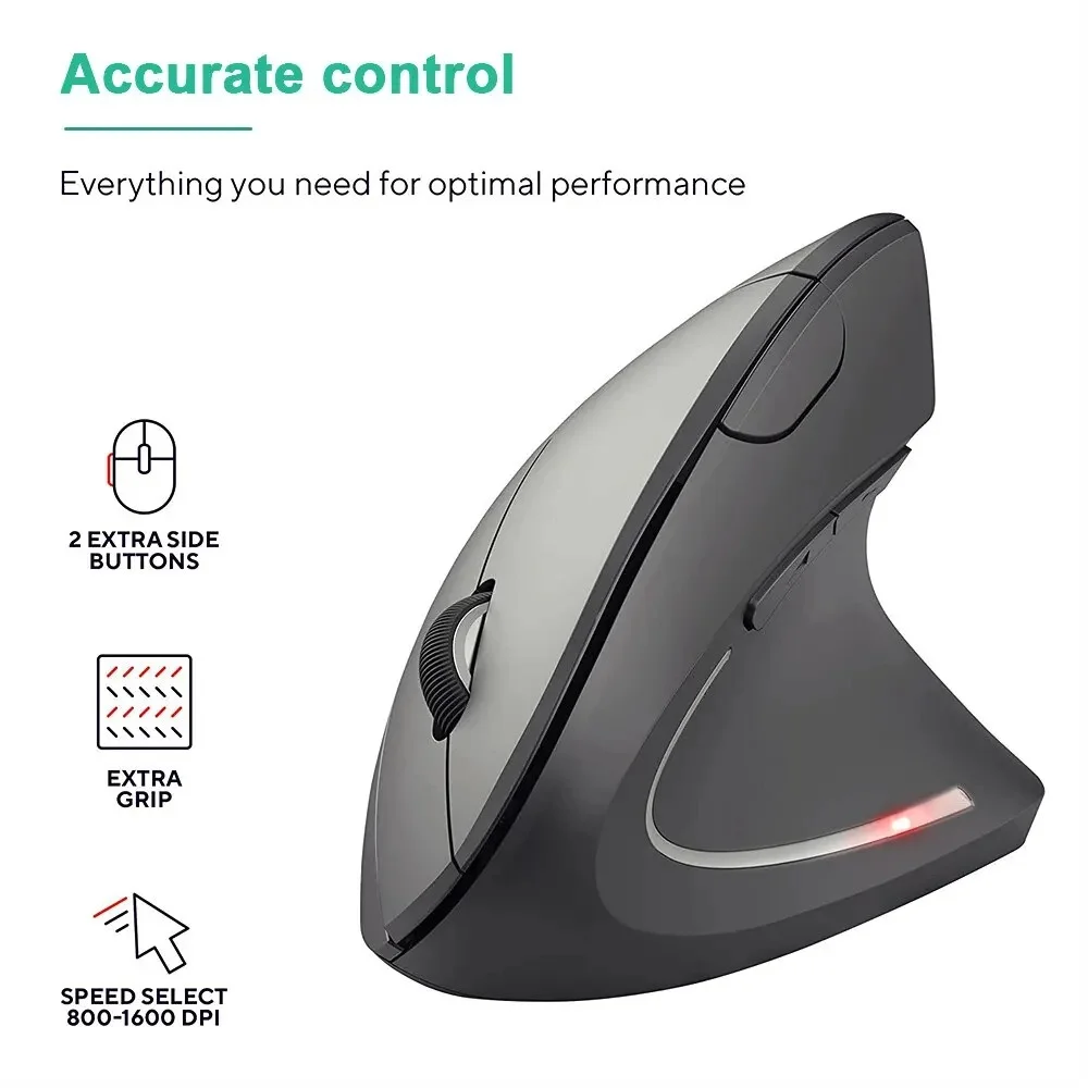 Vertical Mouse Ergonomic 2.4GH - огляд і ціна Ergonomic Mouse Vertical