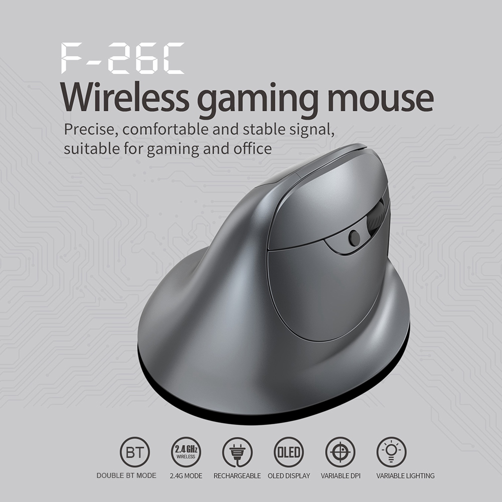 AB53 Bluetooth Vertical Wirele - огляд і ціна Ergonomic Mouse Vertical