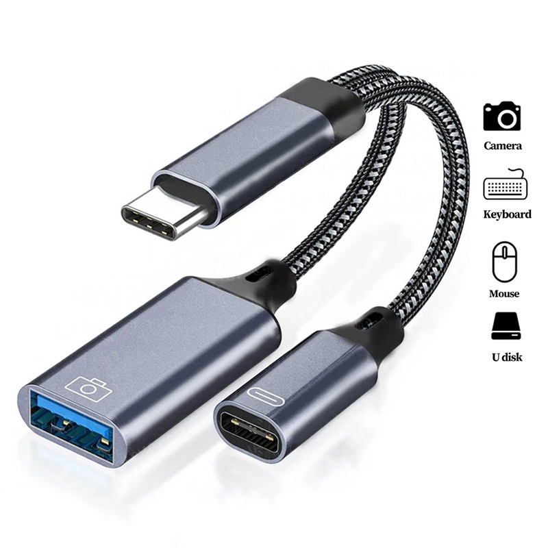 2 In 1 USB C OTG Cable Convert - огляд і ціна Cable Lock Laptop