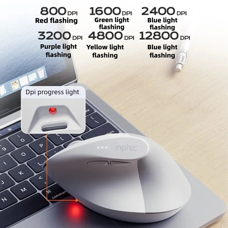Inphic X9 PRO Vertical Wireles - огляд і ціна Ergonomic Mouse Vertical