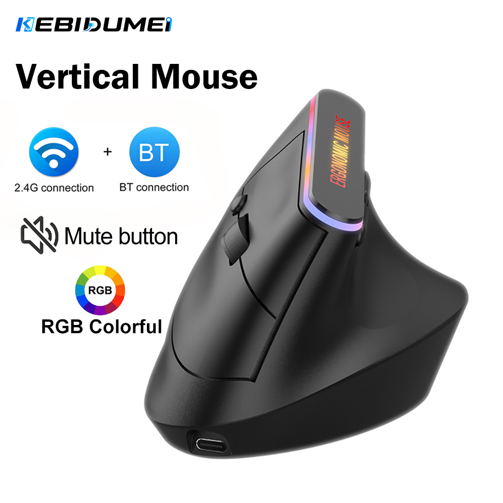 KEBIDUMEI Vertical Mouse Bluet - огляд і ціна Ergonomic Mouse Vertical