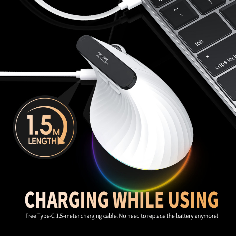 Ergonomic Bluetooth Dual Mode  - огляд і ціна Ergonomic Mouse Vertical