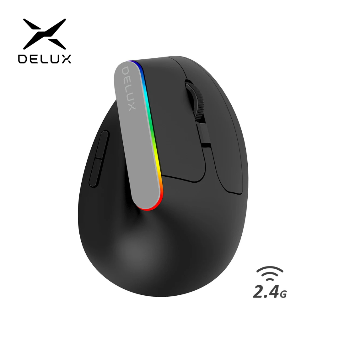 Delux M618C Wireless Silent Er - огляд і ціна Ergonomic Mouse Vertical
