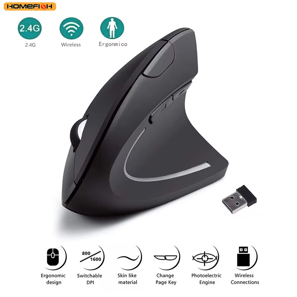 HOMEFISH Vertical Mouse - A Er - огляд і ціна Ergonomic Mouse Vertical
